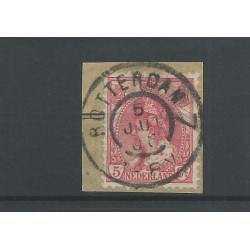 Nederland  60 met "ROTTERDAM-7" grootrond  VFU/gebr  CV 15 €