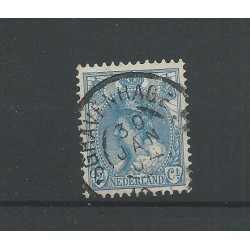 Nederland  63 met "S'GRAVENHAGE-5" grootrond  VFU/gebr  CV 40 €
