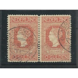 Nederland  101P/101 paartje Wilhelmina 10Gld  VFU/gebr  CV 2000 €
