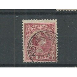 Nederland 37 met "AMSTERD:SPIEGELSTR: 1893" kleinrond VFU/gebr  CV 100+ €