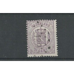 Nederland 18 met Puntstempel 120  VFU/gebr  CV  300+ €