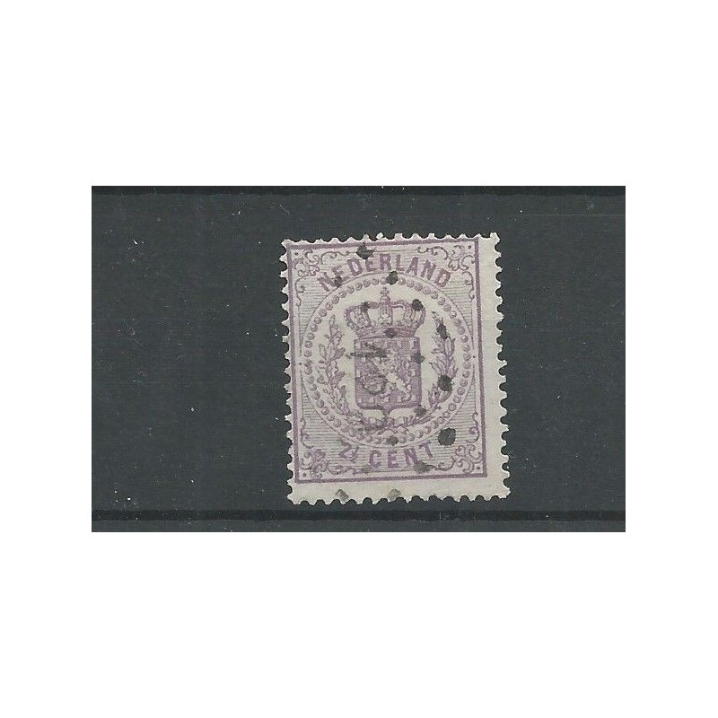 Nederland 18 met Puntstempel 120 VFU/gebr CV 300+ € Nederland 18 met Puntstempel 120 VFU/gebr CV 300+ €