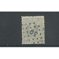 Nederland 23 met puntstempel 39   VFU/gebr  CV  10+ €