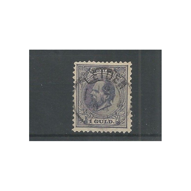 Nederland 28 met "LEIDEN 1884" VFU/gebr CV 60+ € Nederland 28 met "LEIDEN 1884" VFU/gebr CV 60+ €