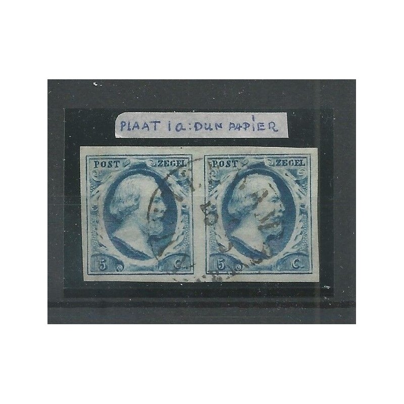 Nederland 1a paartje met "AMSTERDAM-A" VFU/gebr CV 400 € Nederland 1a paartje met "AMSTERDAM-A" VFU/gebr CV 400 €