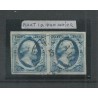 Nederland 1a paartje met "AMSTERDAM-A" VFU/gebr CV 400 €