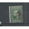 Nederland 10 met ROOD  franco-kastje  VFU/gebr CV 40++ €