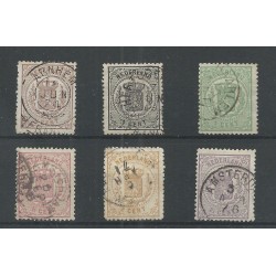 Nederland 13-18 Wapen-serie  VFU/gebr CV 334 €