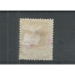 Nederland 18 met HAARLEM-1876" franco-takje VFU/gebr CV 100 €