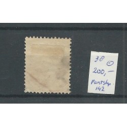 Nederland 38 met puntstempel 142 VFU/gebr CV 200 €