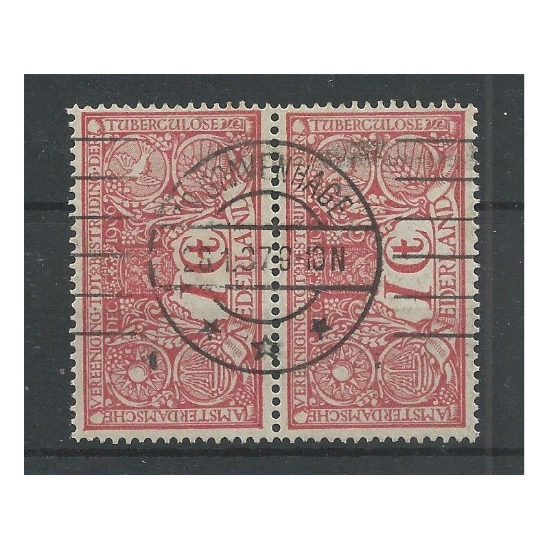 Nederland 84 Tuberculose paartje VFU/gebr CV 30 € Nederland 84 Tuberculose paartje VFU/gebr CV 30 €