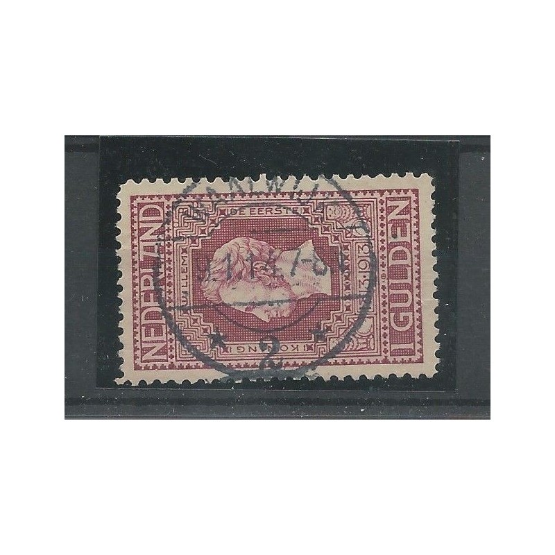 Nederland 98 met "WAALWIJK 1914" langebalk VFU/gebr CV 30+ € Nederland 98 met "WAALWIJK 1914" langebalk VFU/gebr CV 30+ €