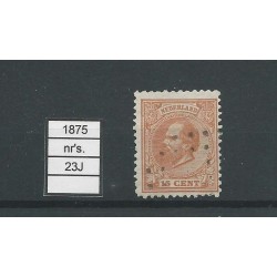 Nederland 23J  Willem 1872  VFU/gebr  CV  20 €
