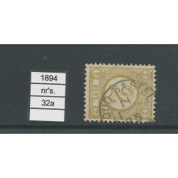 Nederland 32a  "OUD-GASTEL 1895"   VFU/gebr  CV  14 €