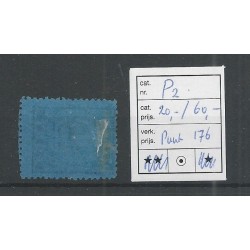 Nederland P2A met puntstempel 176  VFU/gebr CV 80 € PRACHT !!