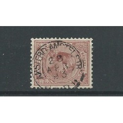 Nederland 36  "AMSTERD:-AMSTERSTR: 1893"  VFU/gebr  CV 20 €