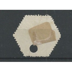 Nederland TG6 Telegram zwarte pen VFU/gebr CV 17 € PRACHT !!