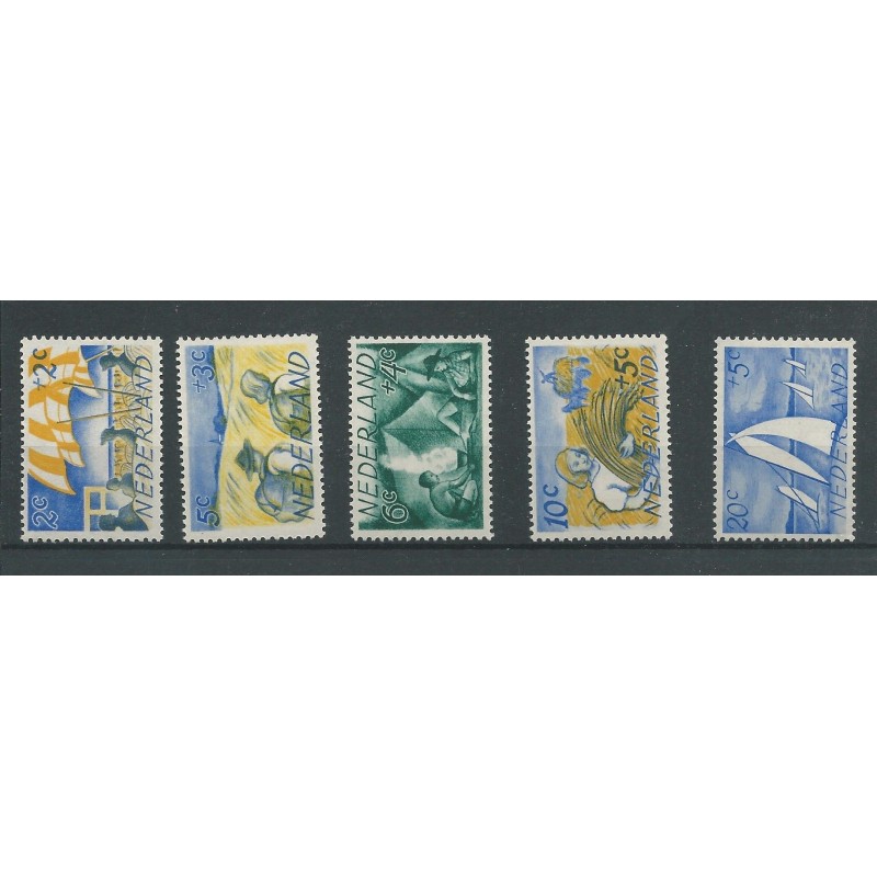 Nederland 513-517 Zomer 1949 MNH/postfris CV 16,5 € Nederland 513-517 Zomer 1949 MNH/postfris CV 16,5 €