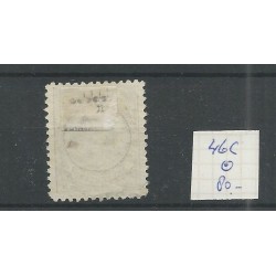 Nederland 46C  Wilhelmina  1Gld VFU/gebr  CV 80 €
