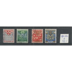 Nederland 199a-202a Kind met vertikaal wm VFU/gebr  CV 155  €
