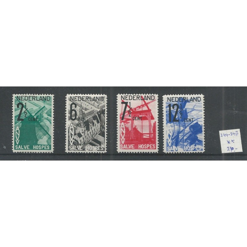 Nederland 244-247 ANVV zegels MNH/postfris CV 270 € Nederland 244-247 ANVV zegels MNH/postfris CV 270 €