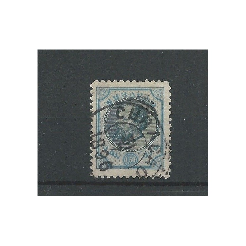 Curacao 11F Willem III VFU/gebr CV 135 € Curacao 11F Willem III VFU/gebr CV 135 €