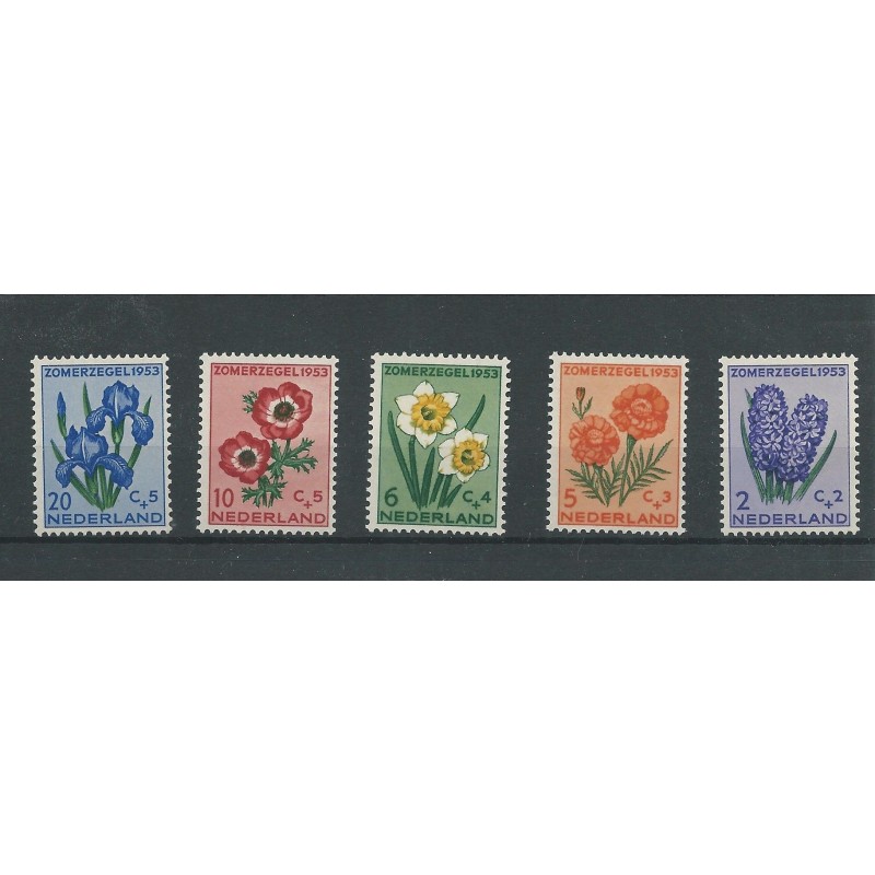 Nederland 602-606 Zomer 1953 MNH/postfris CV 25 € Nederland 602-606 Zomer 1953 MNH/postfris CV 25 €