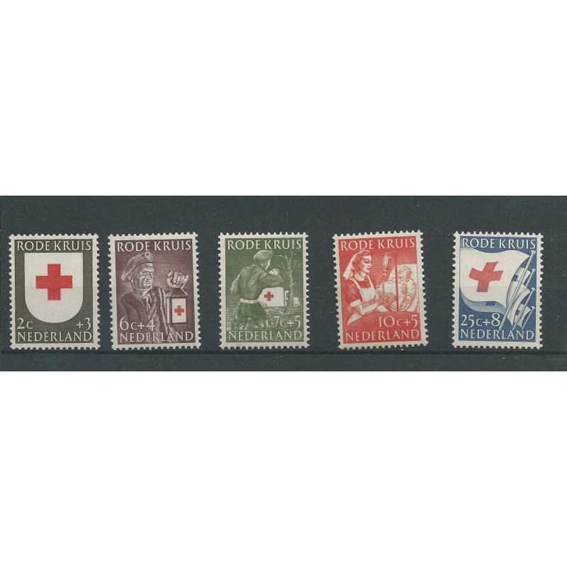 Nederland 607-611 Rode Kruis 1953 MNH/postfris CV 17 € Nederland 607-611 Rode Kruis 1953 MNH/postfris CV 17 €