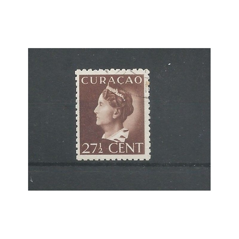 Curacao 148 Wilhelmina VFU/gebr CV 22 € Curacao 148 Wilhelmina VFU/gebr CV 22 €