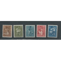 Nederland 649-653 Kind 1954  MNH/postfris  CV 15 €