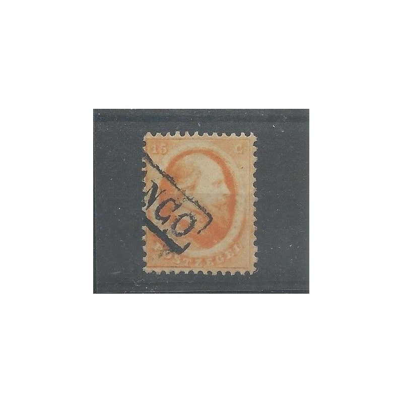Nederland 6 Willem III 15ct VFU/gebr CV 120 € PRACHT !! Nederland 6 Willem III 15ct VFU/gebr CV 120 € PRACHT !!