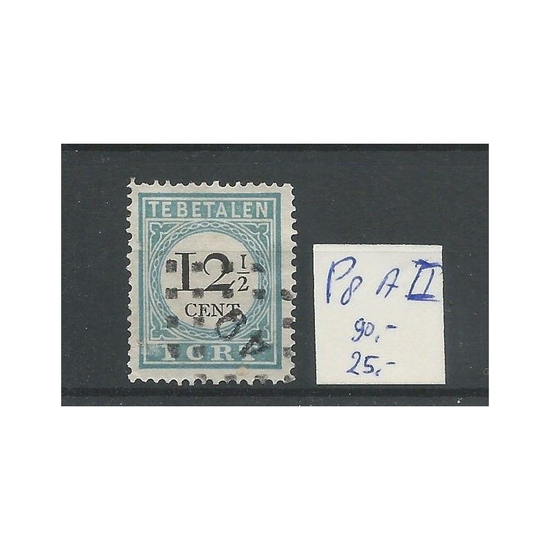 Nederland P8A-II Port met puntstempel 49 VFU/gebr CV 115 € PRACHT !! Nederland P8A-II Port met puntstempel 49 VFU/gebr CV 115 € PRACHT !!