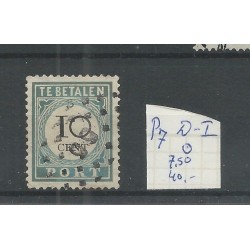 Nederland  P7D-I Port met puntstempel 65 VFU/gebr CV 47,5 € PRACHT !!