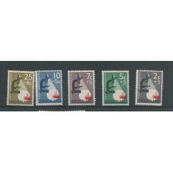 Nederland 661-665 Kankerbestrijding  MNH/postfris  CV 13,5 €