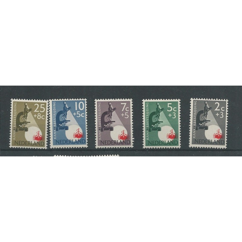 Nederland 661-665 Kankerbestrijding MNH/postfris CV 13,5 € Nederland 661-665 Kankerbestrijding MNH/postfris CV 13,5 €