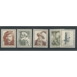 Nederland 671-675  Rembrandt  MNH/postfris  CV 35 €