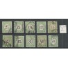 Curacao P1-10  Type III  Port 1889   VFU/gebr  CV 645 €