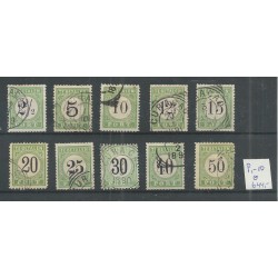 Curacao P1-10   Port 1889   VFU/gebr  CV 645 €
