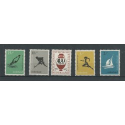 Nederland 676-680 Olympische spelen MNH/postfris  CV 10 €