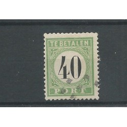 Curacao P9-III "stomp puntstempel" Port 1889 VFU/gebr  CV 15+  €
