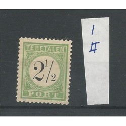 Curacao P1-II Port 1889 MH/ongebr  CV 10  €