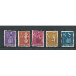 Nederland 707-711 Zomer  1958  MNH/postfris  CV 19 €