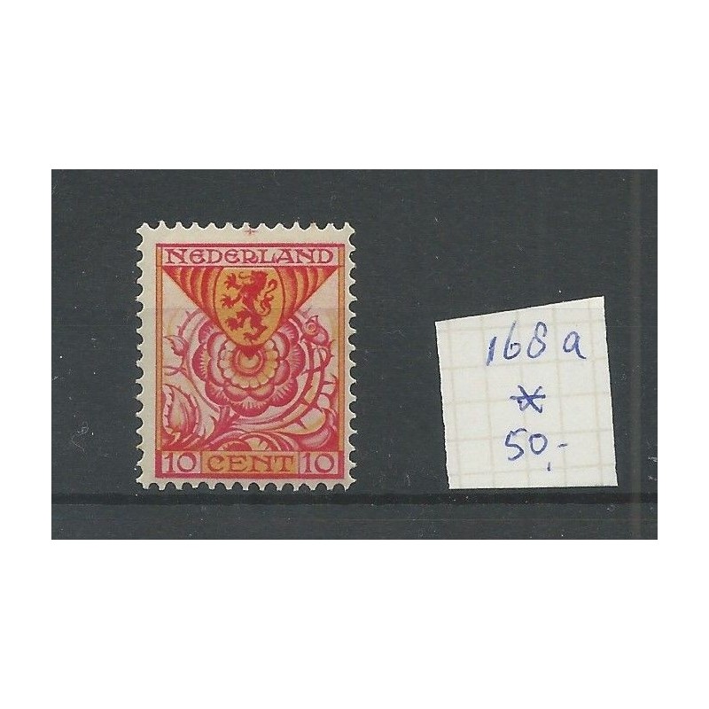 Nederland 168a met paskruis MH/ongebr CV 50 € Nederland 168a met paskruis MH/ongebr CV 50 €