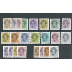 Nederland 1237-1252, 1238A-1251A  Juliana   MNH/postfris  CV 66 €