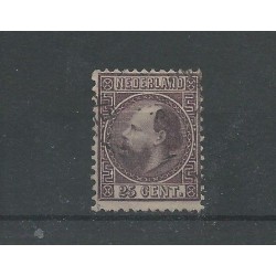 Nederland 11-II Willem III 1867  VFU/gebr  CV 125 €