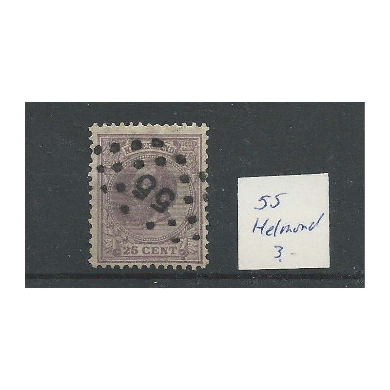 Nederland 26 met puntstempel 55 VFU/gebr CV 5+ € Nederland 26 met puntstempel 55 VFU/gebr CV 5+ €