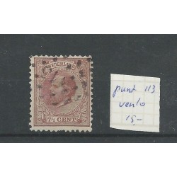 Nederland 20 met puntstempel 113  VFU/gebr  CV 5+ €