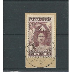 Suriname 108 op briefstukje VFU/gebr  CV 50 €