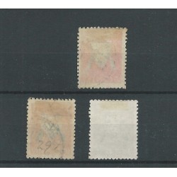 Ned. Indie  290-292 Vrij Nederland  VFU/gebr   CV 20,5 €