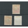 Ned. Indie  290-292 Vrij Nederland  VFU/gebr   CV 20,5 €